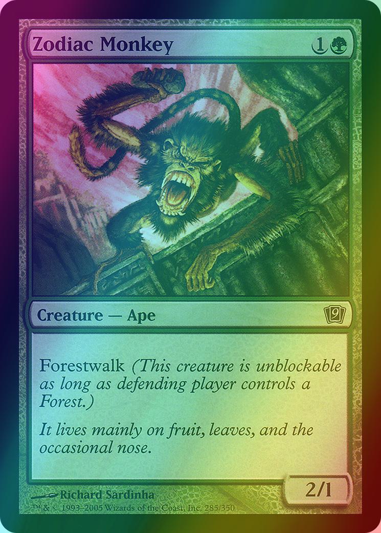 Zodiac Monkey [285x] [Ninth Edition] [Foil]