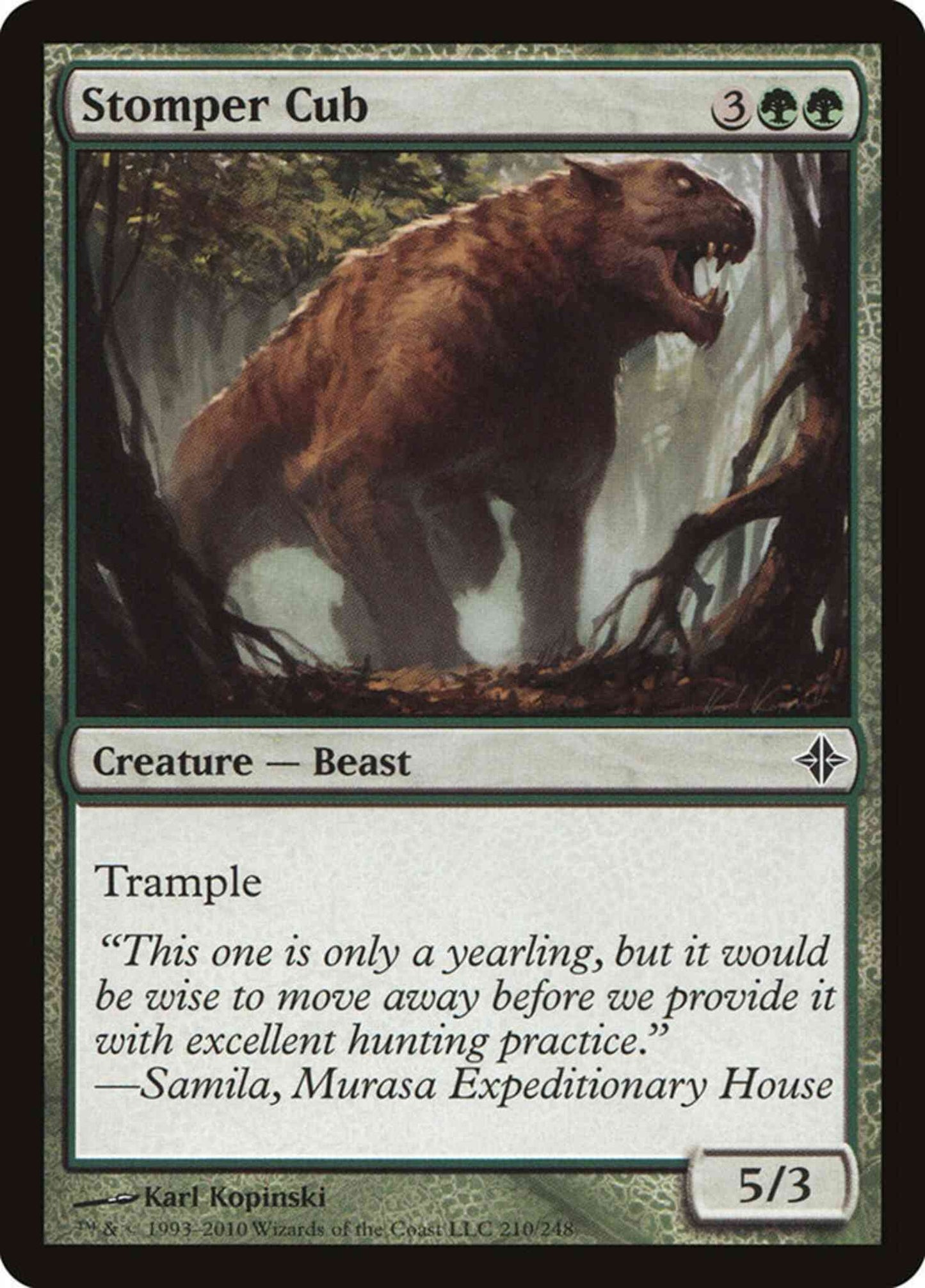 Stomper Cub [210] [Rise Of The Eldrazi] [Non-Foil]