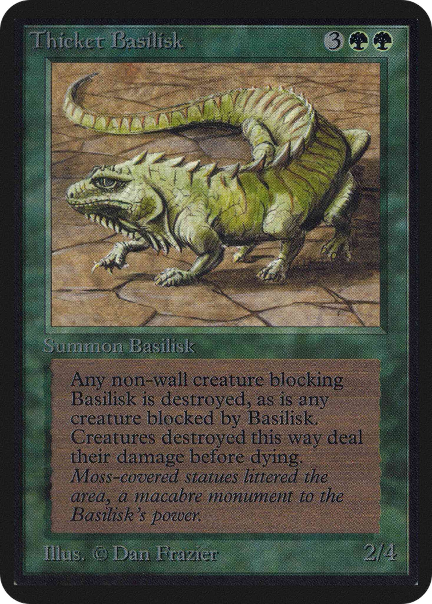 Thicket Basilisk [218] [Limited Edition Alpha] [Non-Foil]