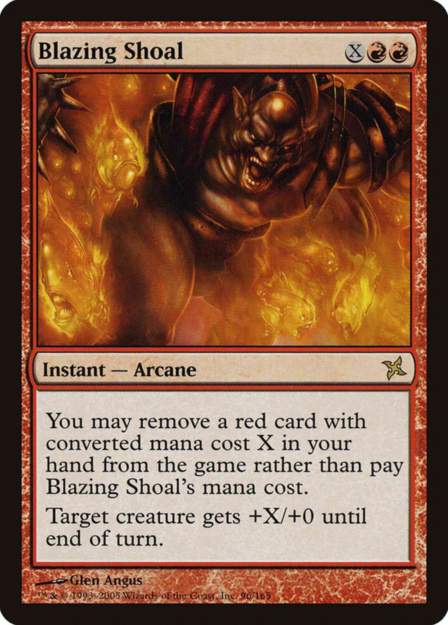 Blazing Shoal [96] [Betrayers of Kamigawa] [Non-Foil]