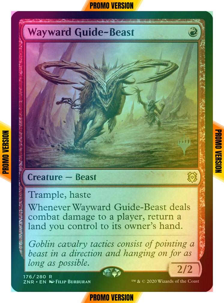 Wayward Guide-Beast [Promo Pack] [176p] [Zendikar Rising Promos] [Foil]