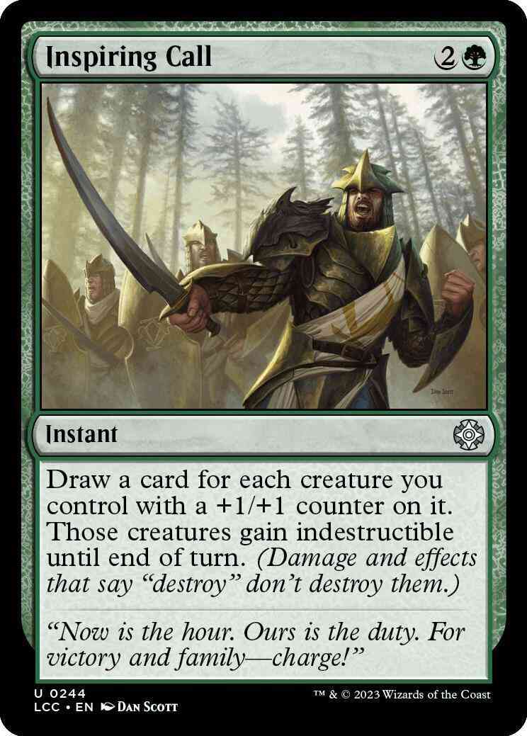 Inspiring Call [244] [The Lost Caverns of Ixalan: Commander] [Non-Foil]