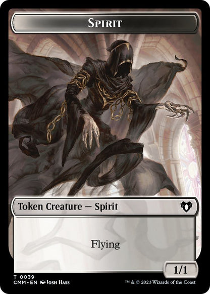 Construct Token (41) // Spirit Token (39) [Commander Masters: Tokens] [Non-Foil]