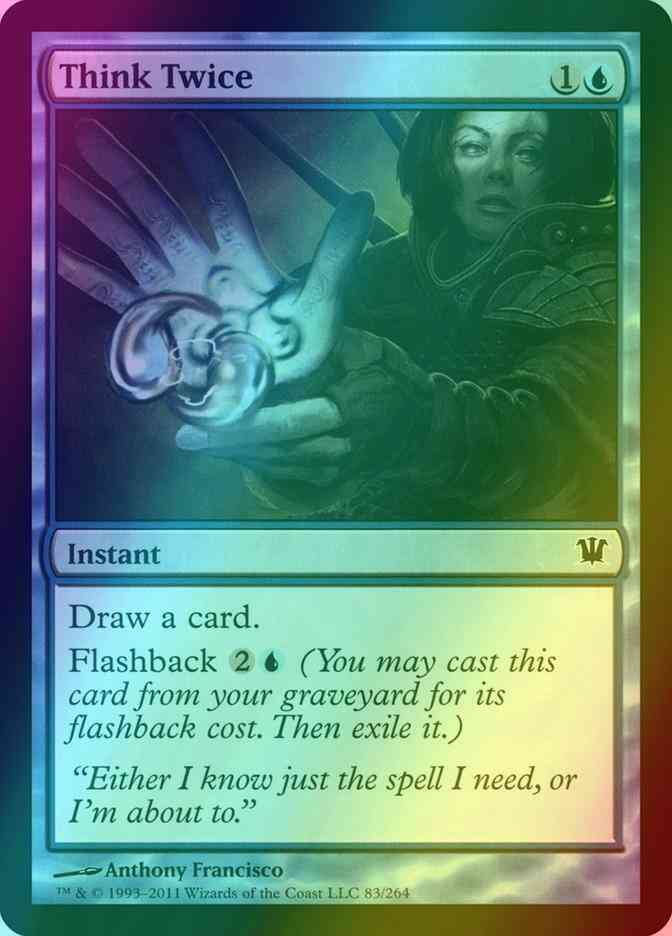 Think Twice [83] [Innistrad] [Foil]