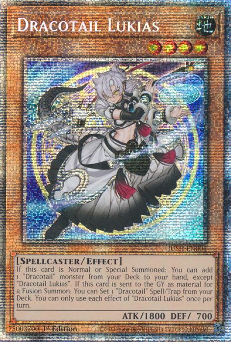 Dracotail Lukias - JUSH-EN001 - Starlight Rare - 1st Edition
