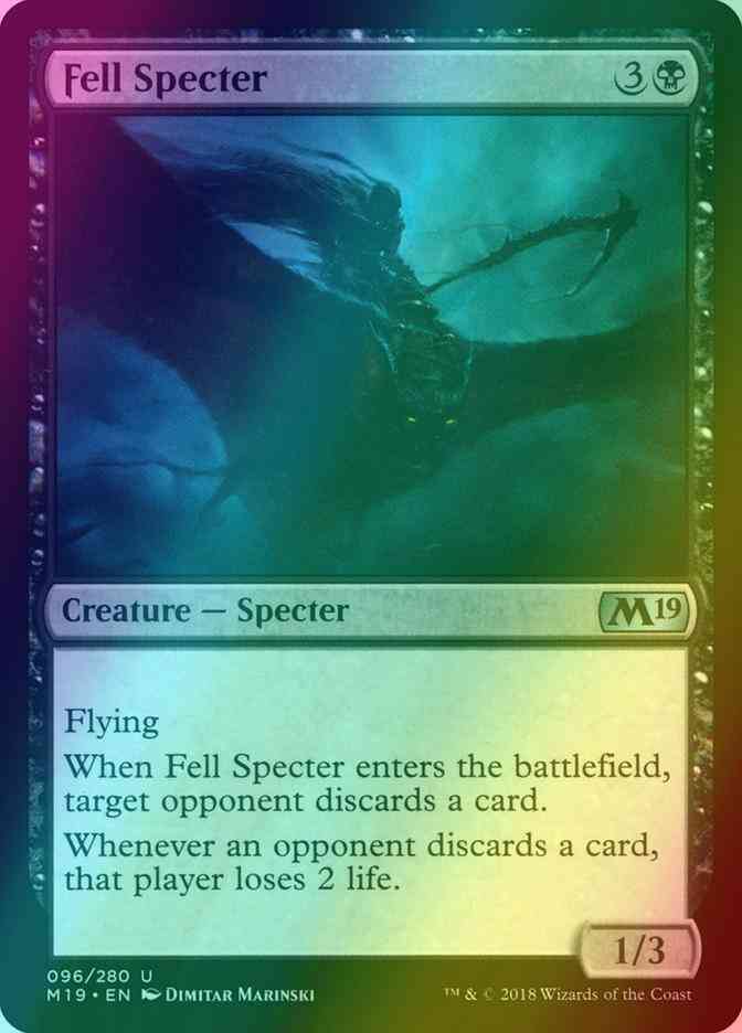 Fell Specter [96] [Core Set 2019] [Foil]
