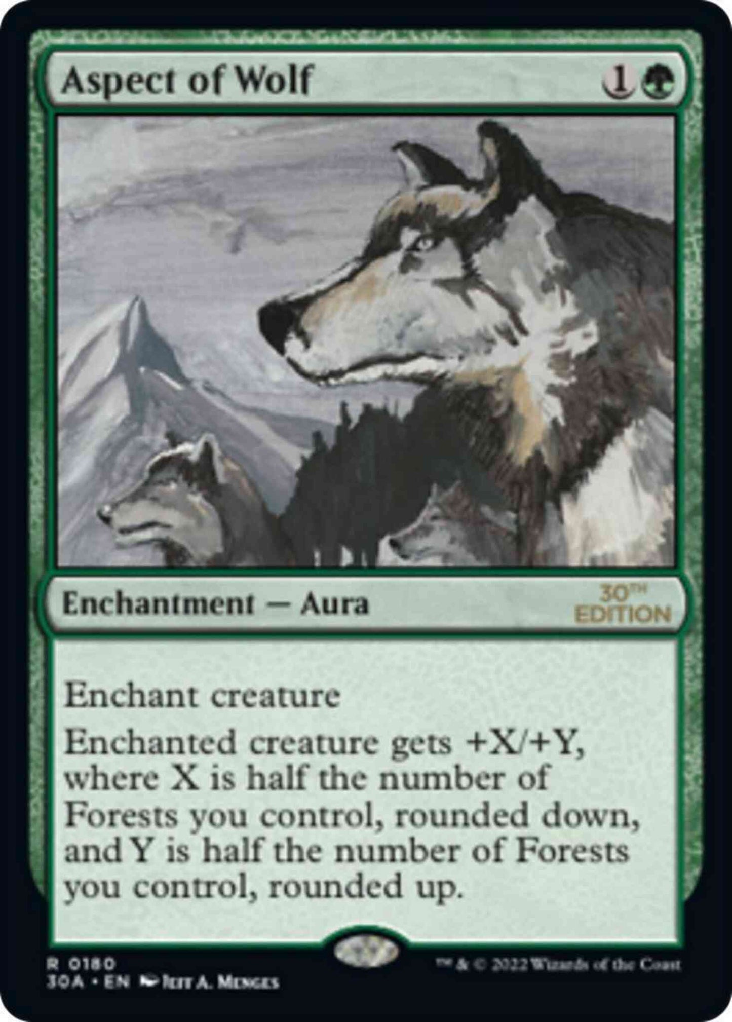 Aspect of Wolf [180] [30th Anniversary Edition] [Non-Foil]
