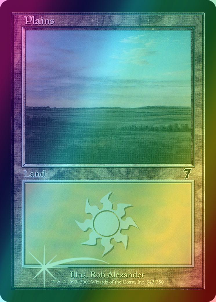 Plains [343x] [343] [Seventh Edition] [Foil]