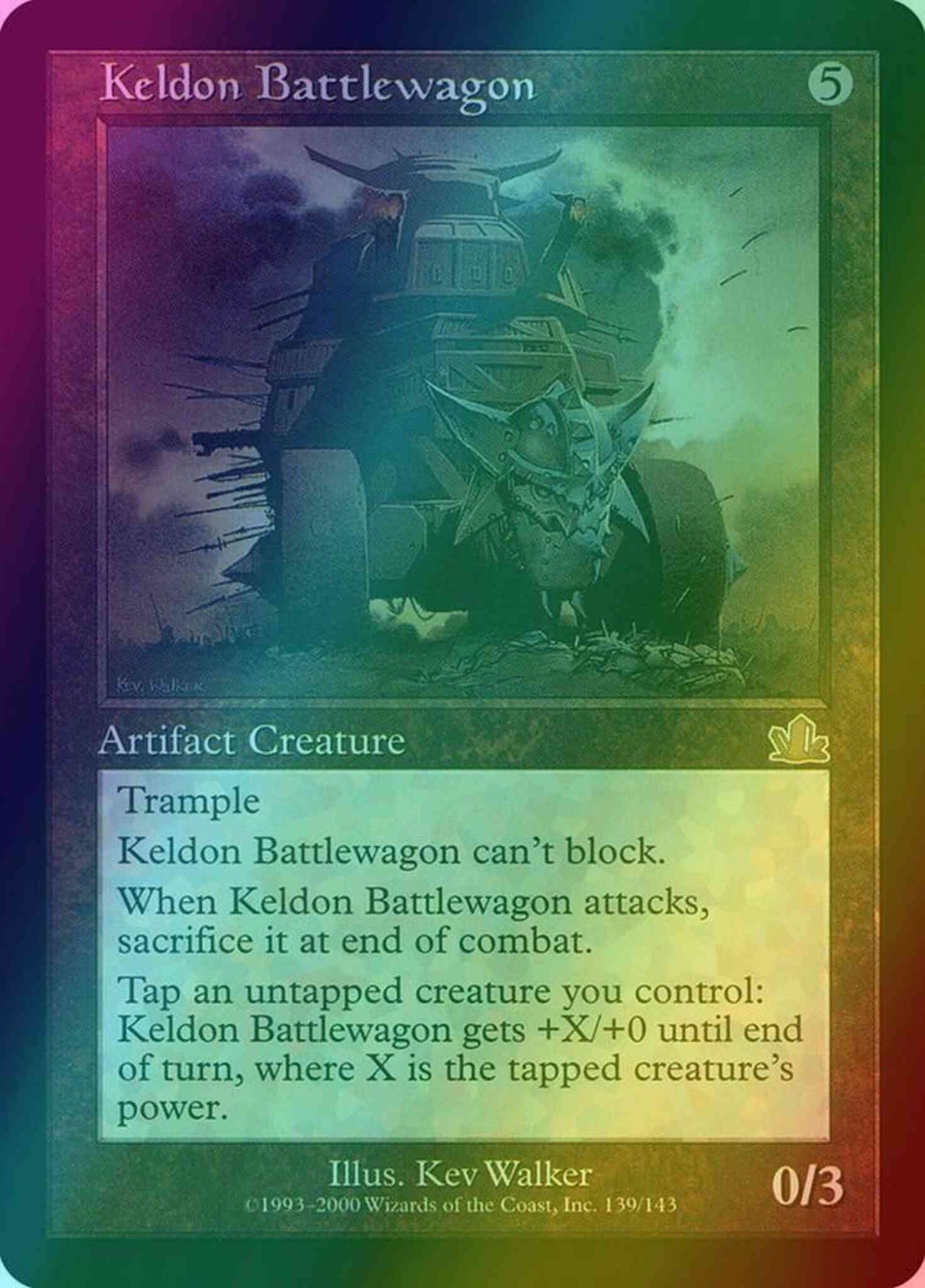 Keldon Battlewagon [139] [Prophecy] [Foil]