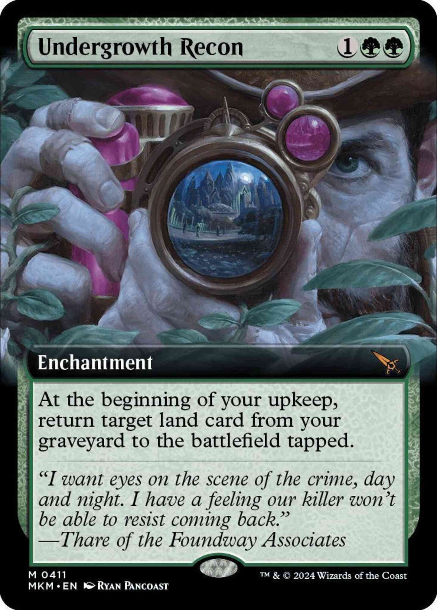 Undergrowth Recon [411] [Extended Art] [Murders at Karlov Manor] [Non-Foil]