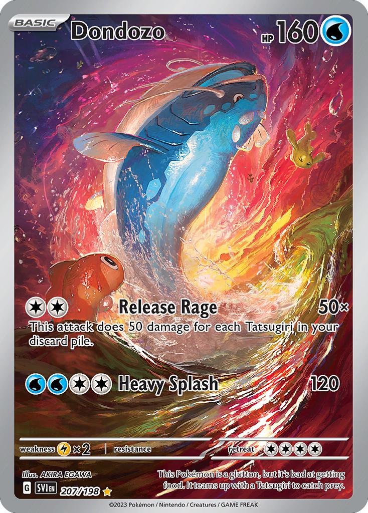 Dondozo - 207/198 - Illustration Rare [sv01-207] [Ultra]