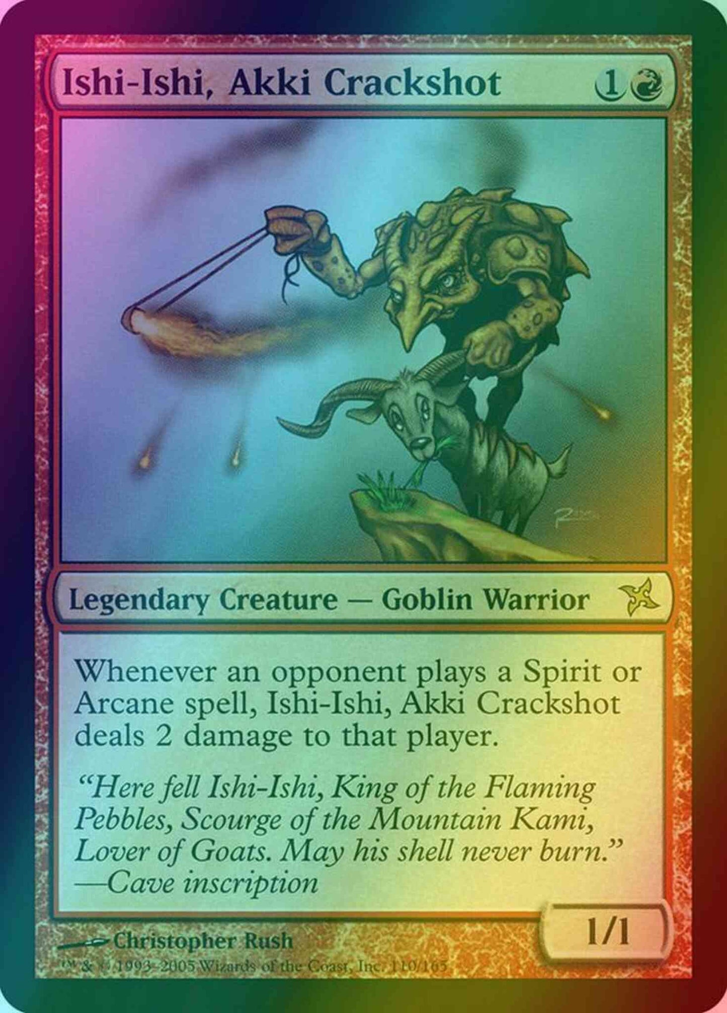 Ishi-Ishi, Akki Crackshot [110] [Betrayers of Kamigawa] [Foil]