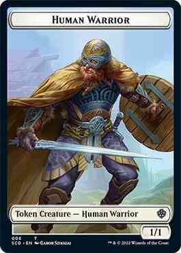 Human Warrior Token (06) // Saproling Token (23) [Starter Commander Decks: Tokens] [Non-Foil]
