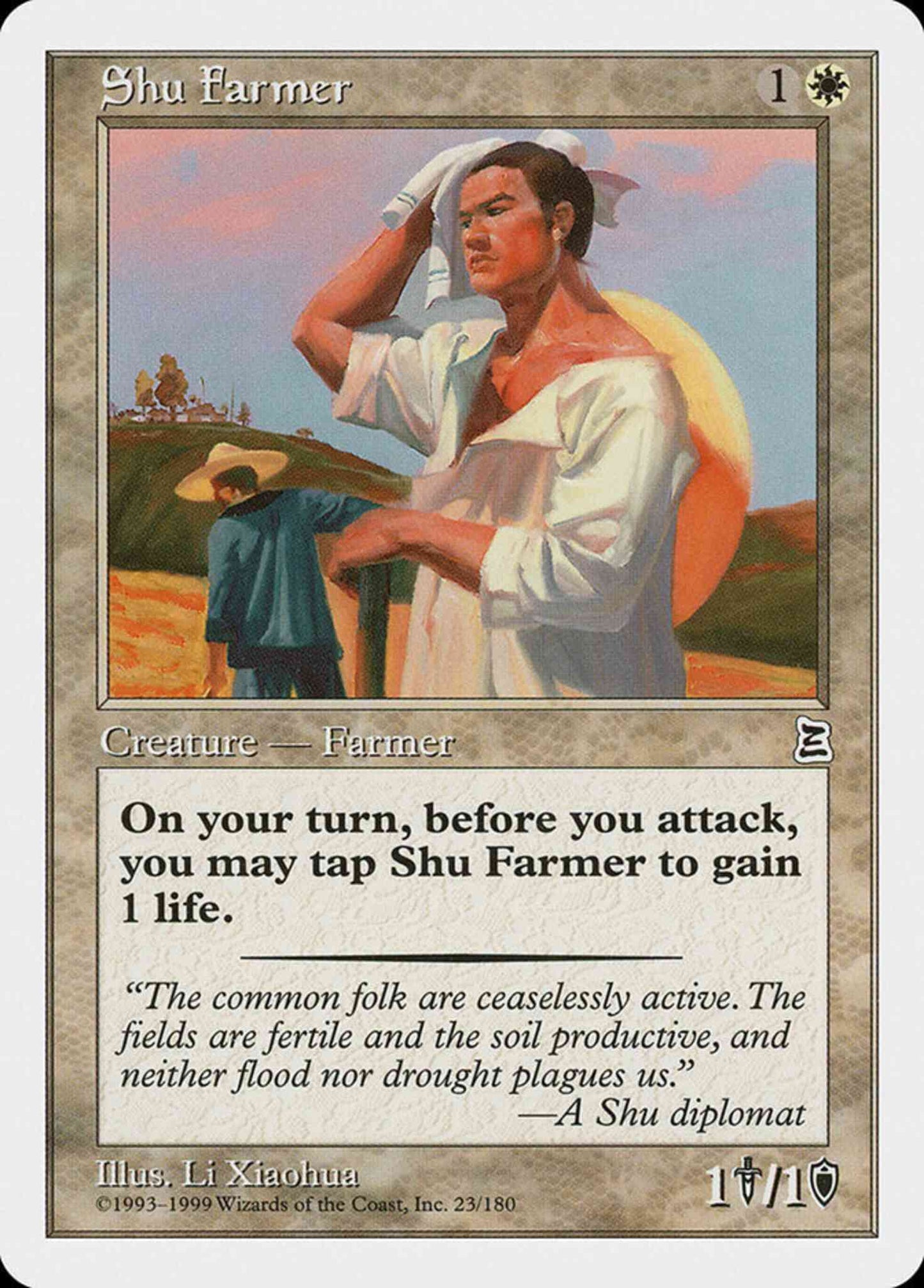 Shu Farmer [23] [Portal Three Kingdoms] [Non-Foil]
