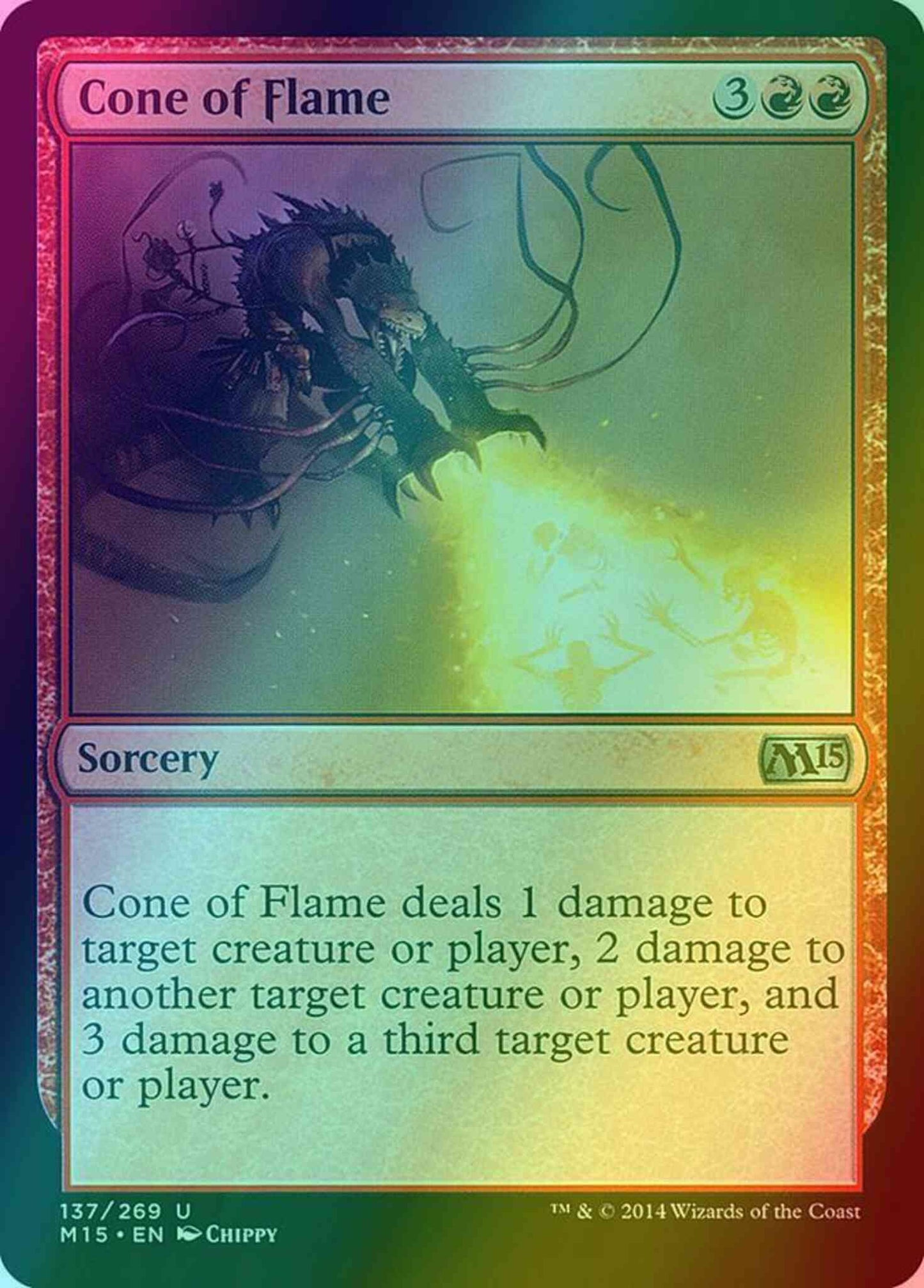 Cone of Flame [137] [Magic 2015] [Foil]