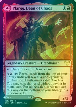 Plargg, Dean of Chaos // Augusta, Dean of Order [155] [Strixhaven: School of Mages] [Foil]