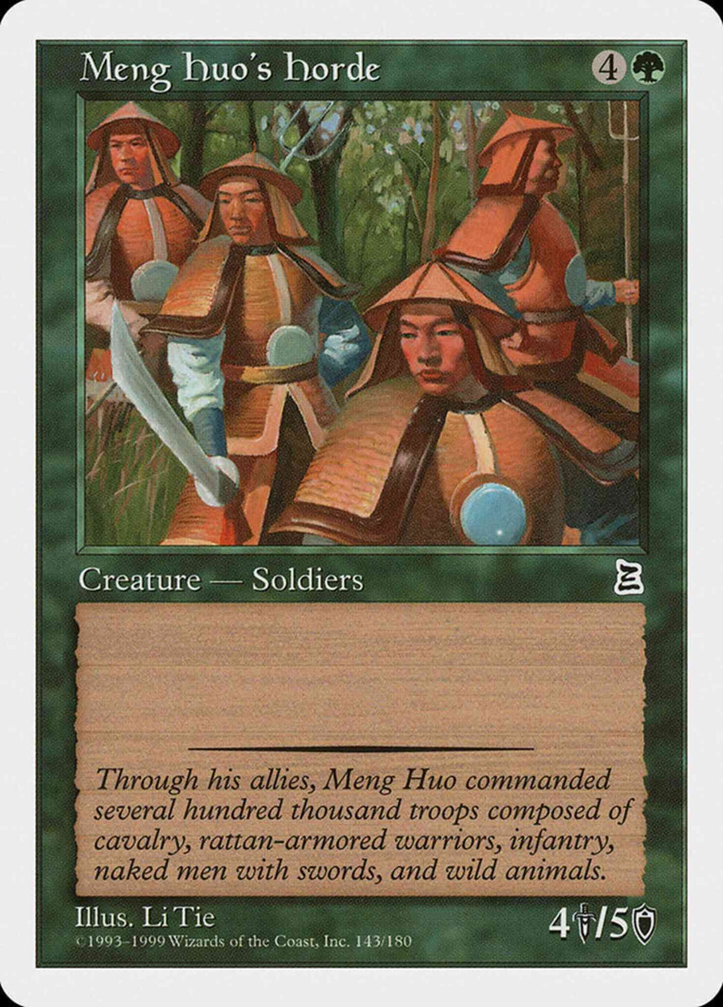 Meng Huo's Horde [143] [Portal Three Kingdoms] [Non-Foil]
