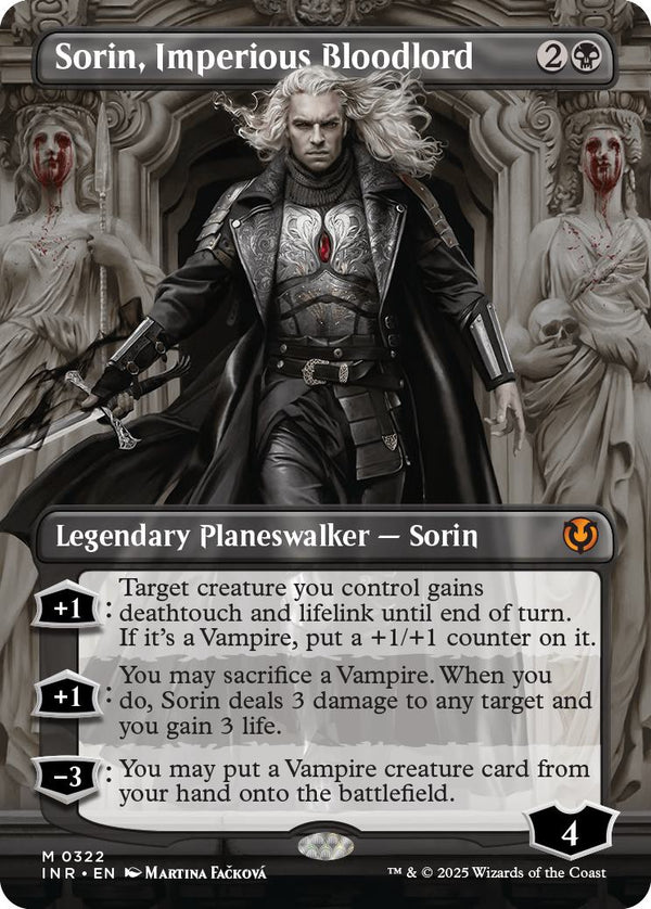 Sorin, Imperious Bloodlord [322] [Borderless] [Innistrad Remastered] [Non-Foil]