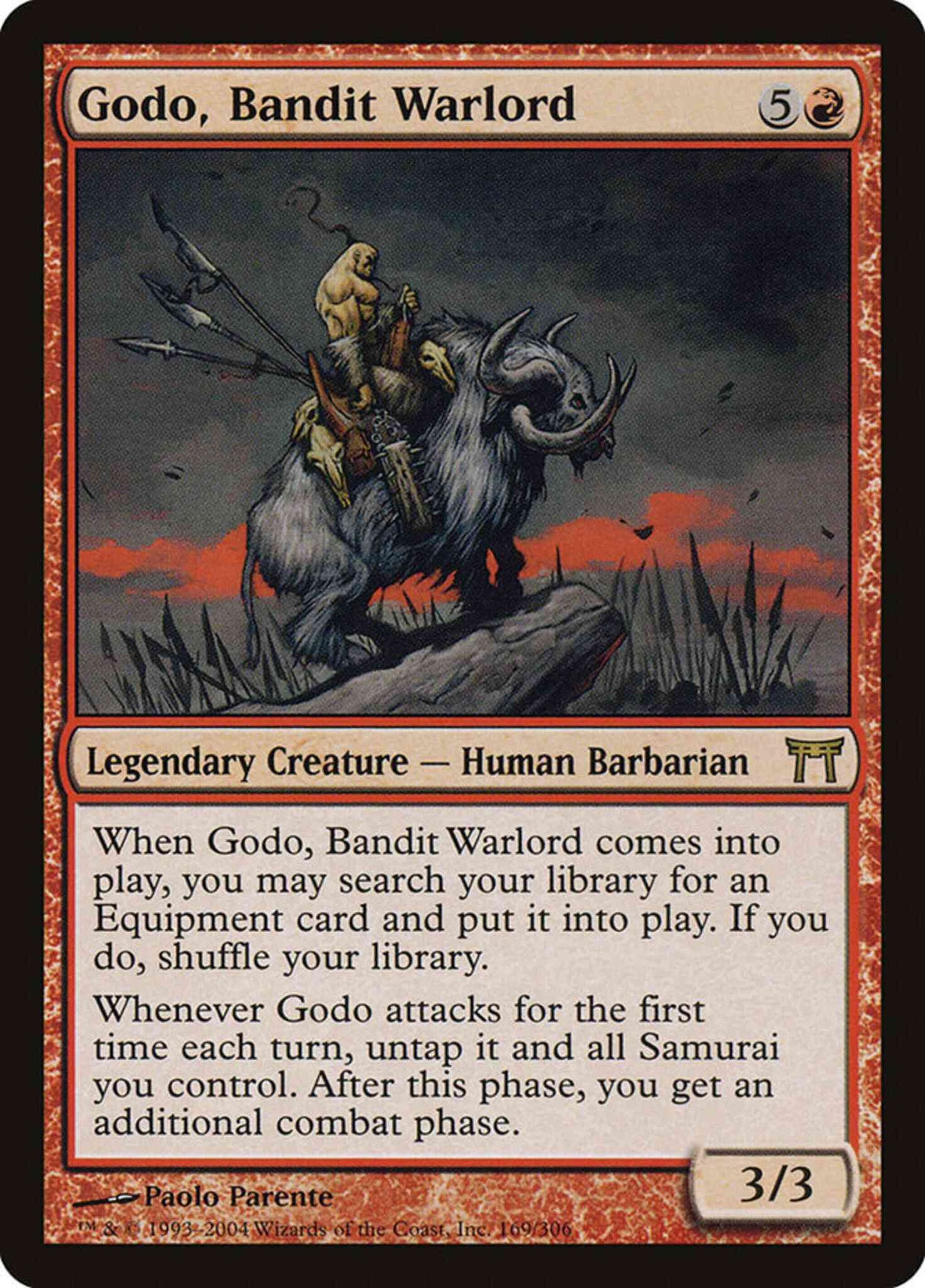 Godo, Bandit Warlord [169] [Champions of Kamigawa] [Non-Foil]