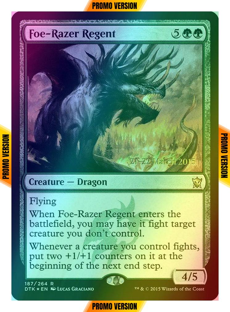 Foe-Razer Regent [187s] [Dragons of Tarkir Promos] [Foil]