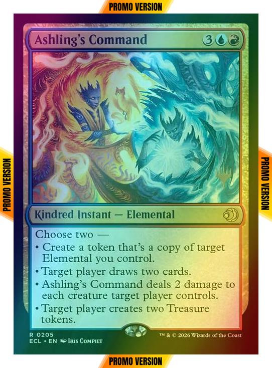 Ashling's Command [205p] [Promo Pack] [Lorwyn Eclipsed: Promos] [Foil]