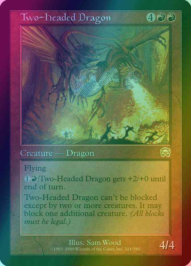 Two-Headed Dragon [221] [Mercadian Masques] [Foil]