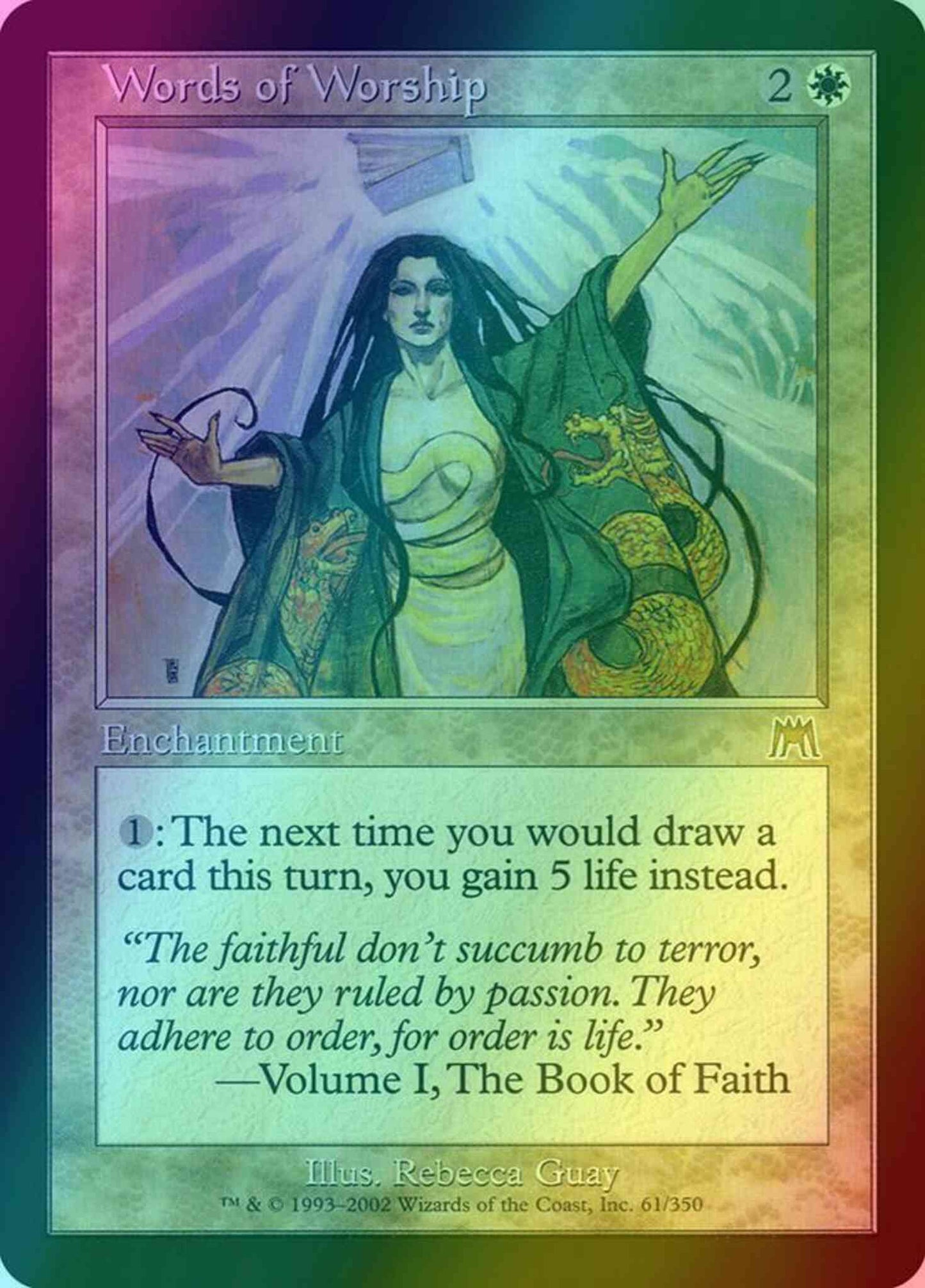 Words of Worship [61] [Onslaught] [Foil]