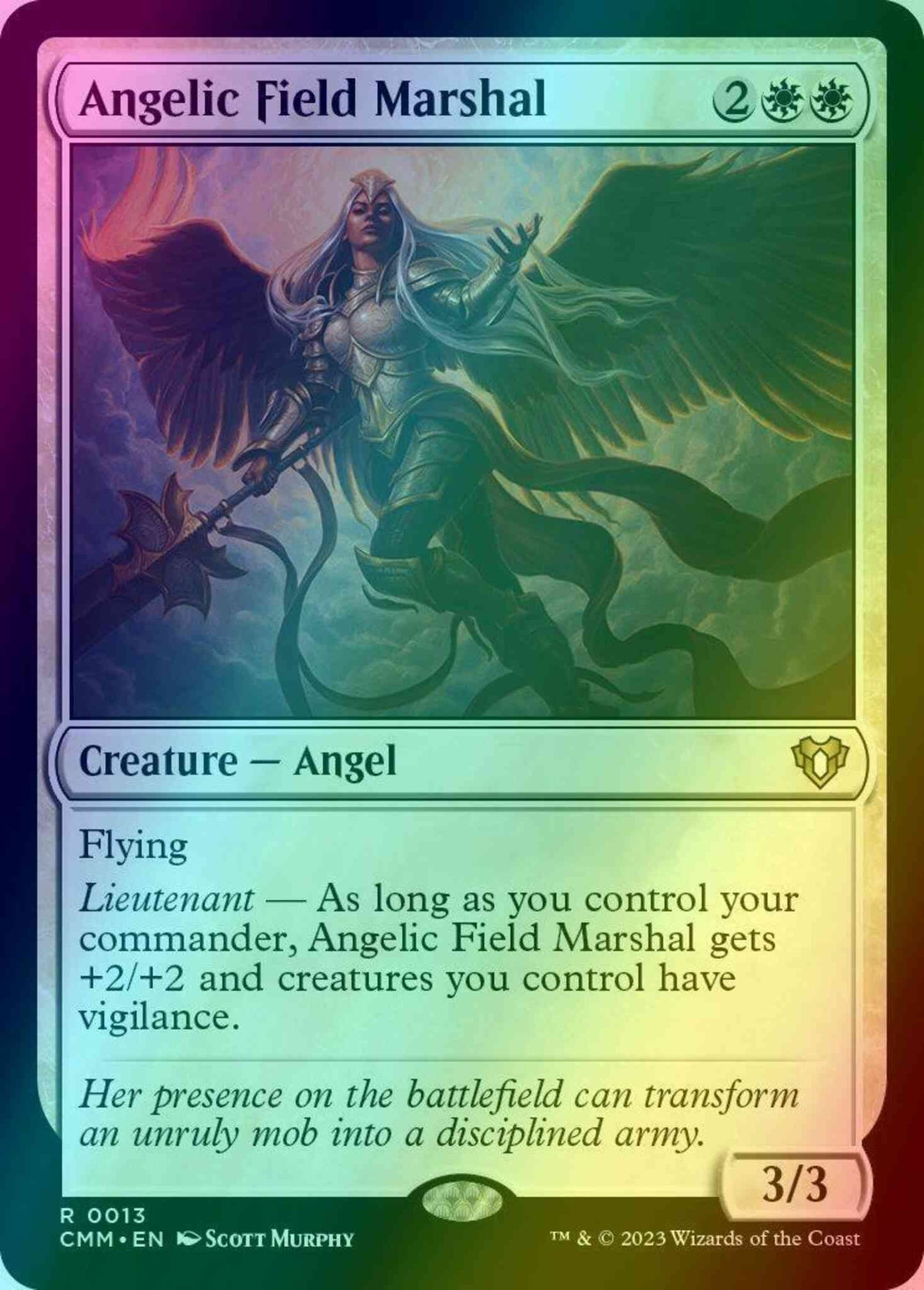 Angelic Field Marshal [13] [Commander Masters] [Foil]