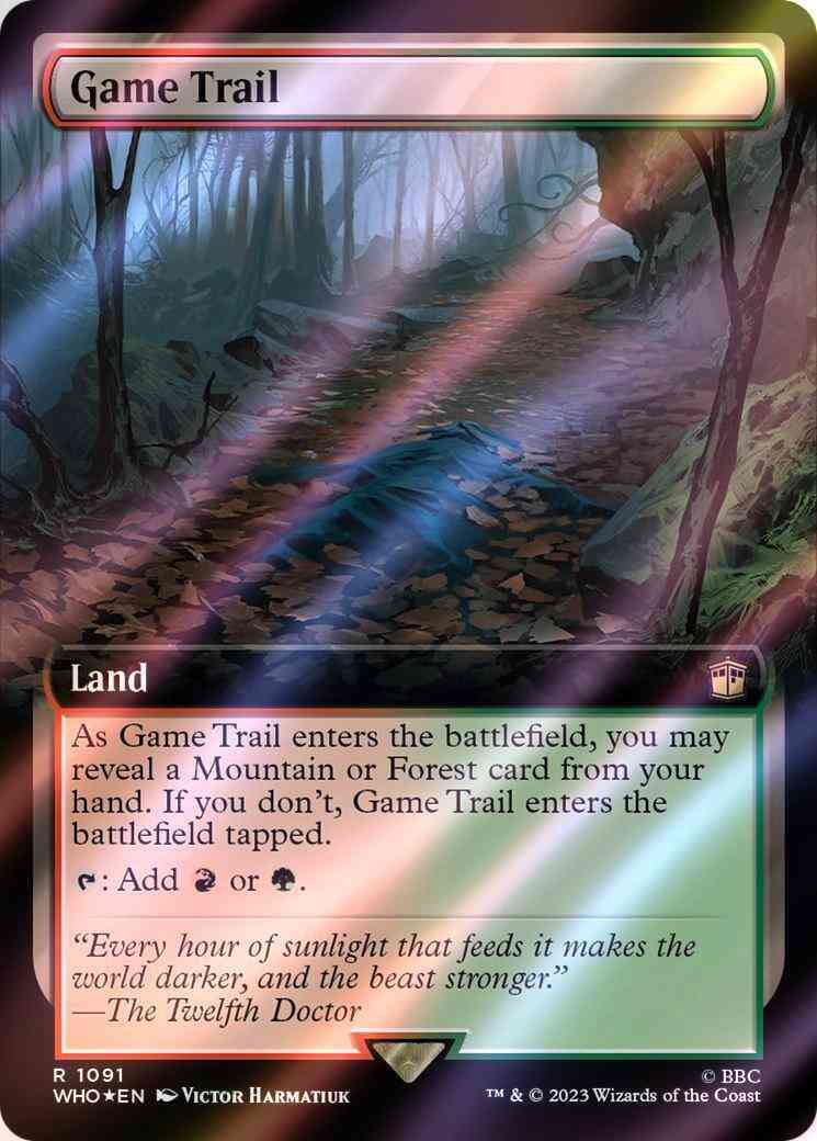 Game Trail [1091] [Extended Art] [Universes Beyond: Doctor Who] [Surge Foil]