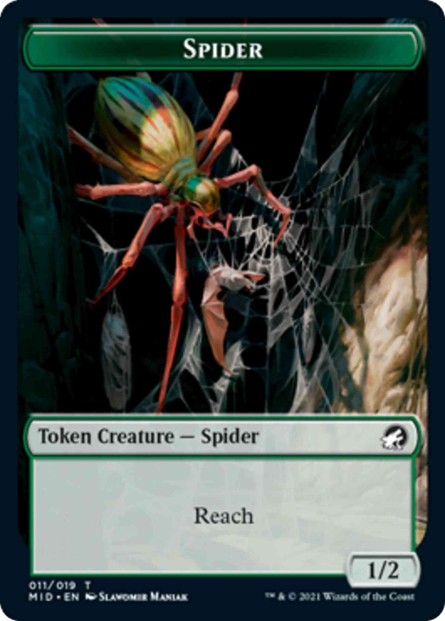 Spider Token [11] [Innistrad: Midnight Hunt: Tokens] [Non-Foil]