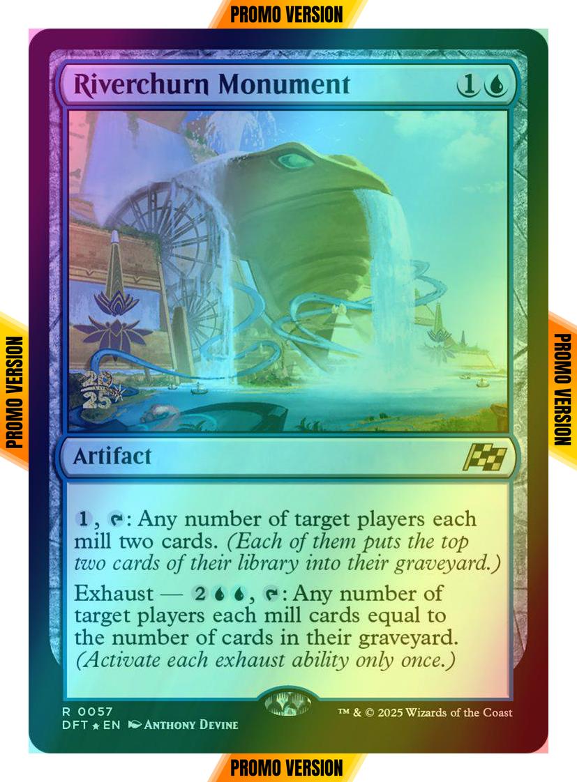 Riverchurn Monument [57s] [Prerelease] [Aetherdrift: Promos] [Foil]
