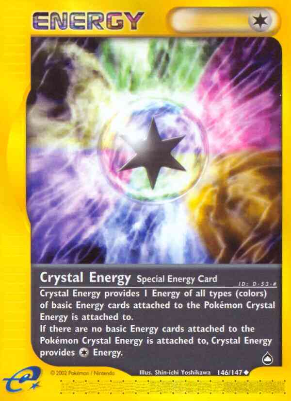 Crystal Energy - 146/147 - Uncommon [ecard2-146] [Non-Holo]