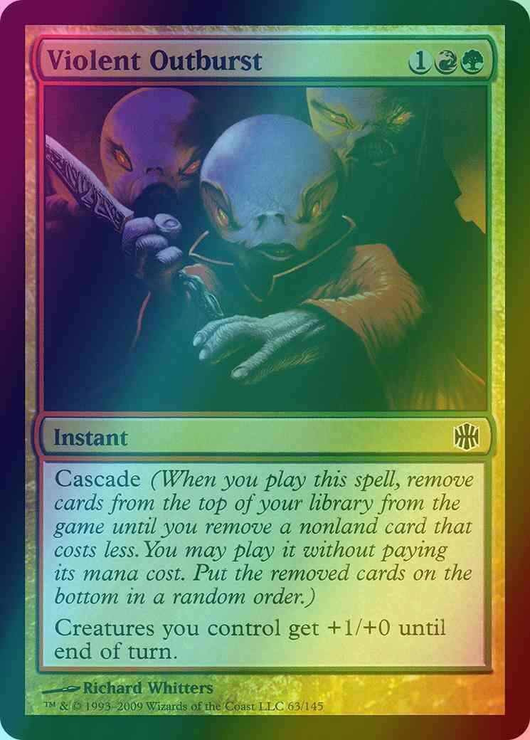 Violent Outburst [63] [Alara Reborn] [Foil]