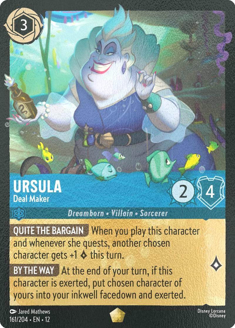 Ursula - Deal Maker - 161/204 [Wilds Unknown] [Cold Foil]