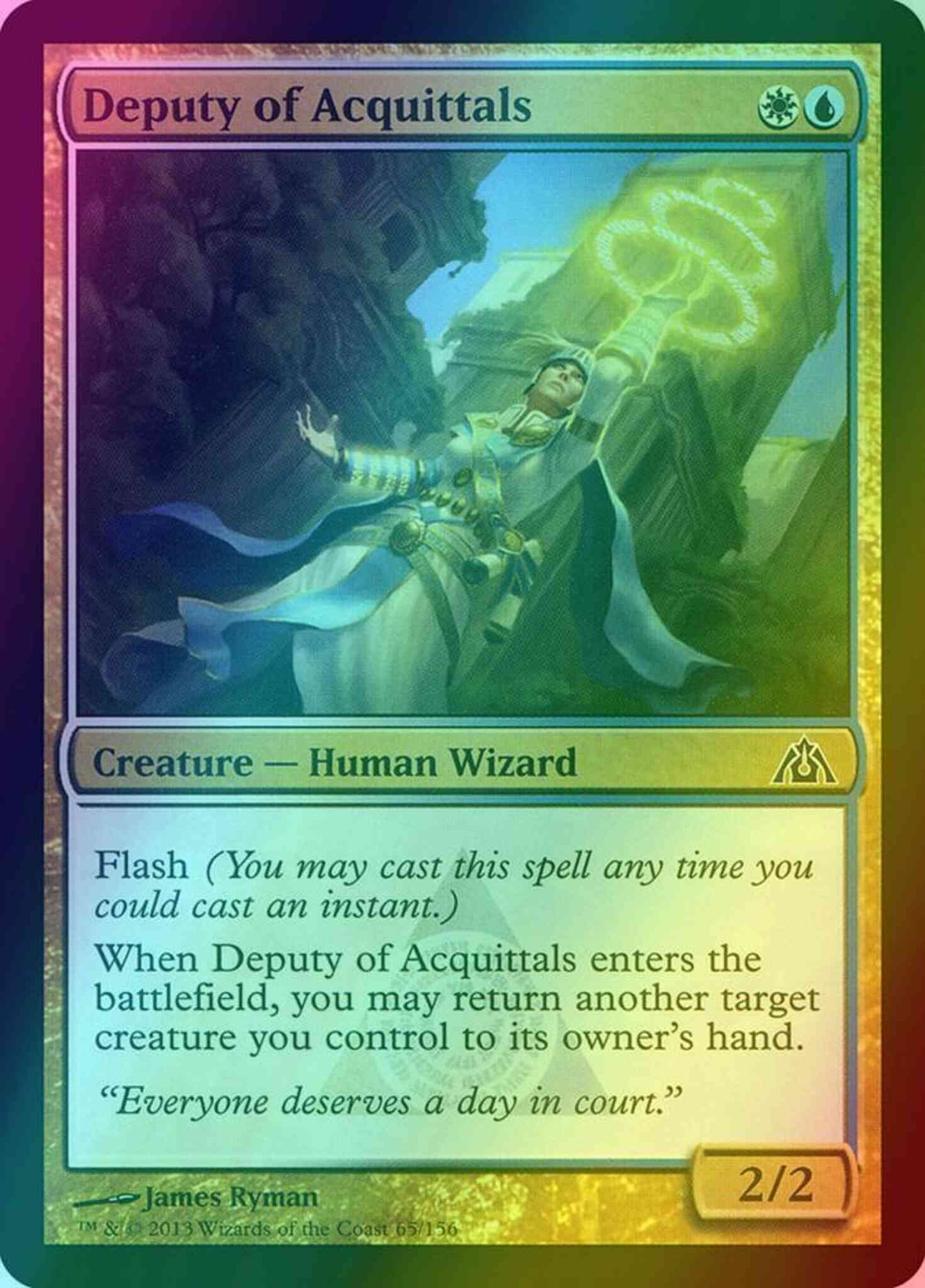 Deputy of Acquittals [65] [Dragon's Maze] [Foil]