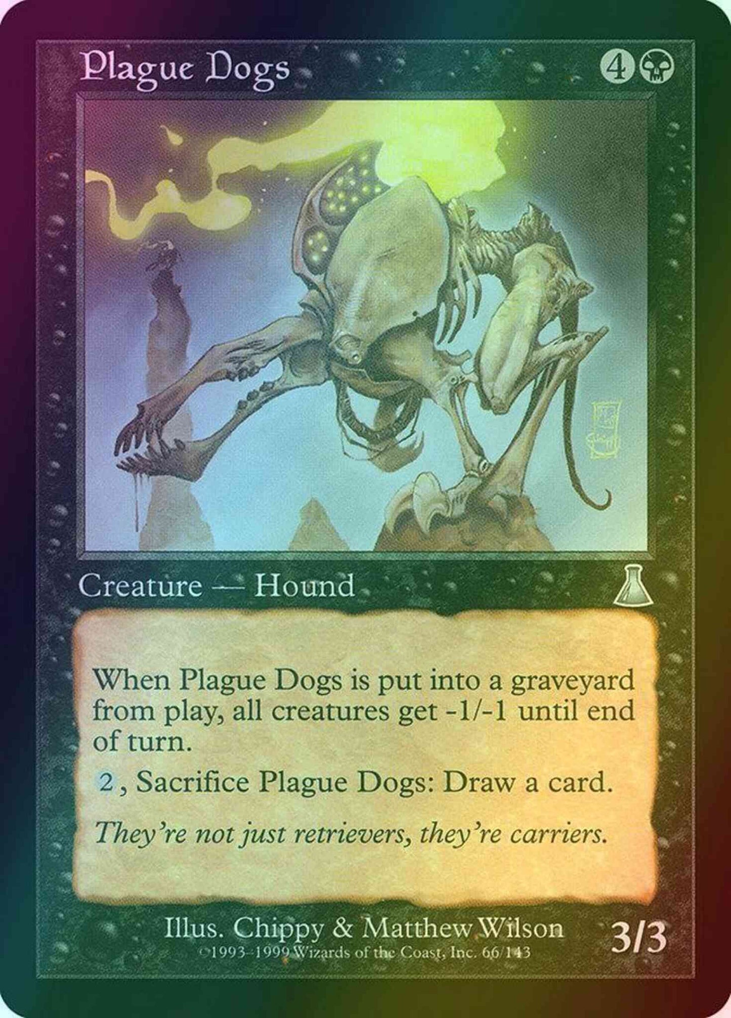 Plague Dogs [66] [Urza's Destiny] [Foil]
