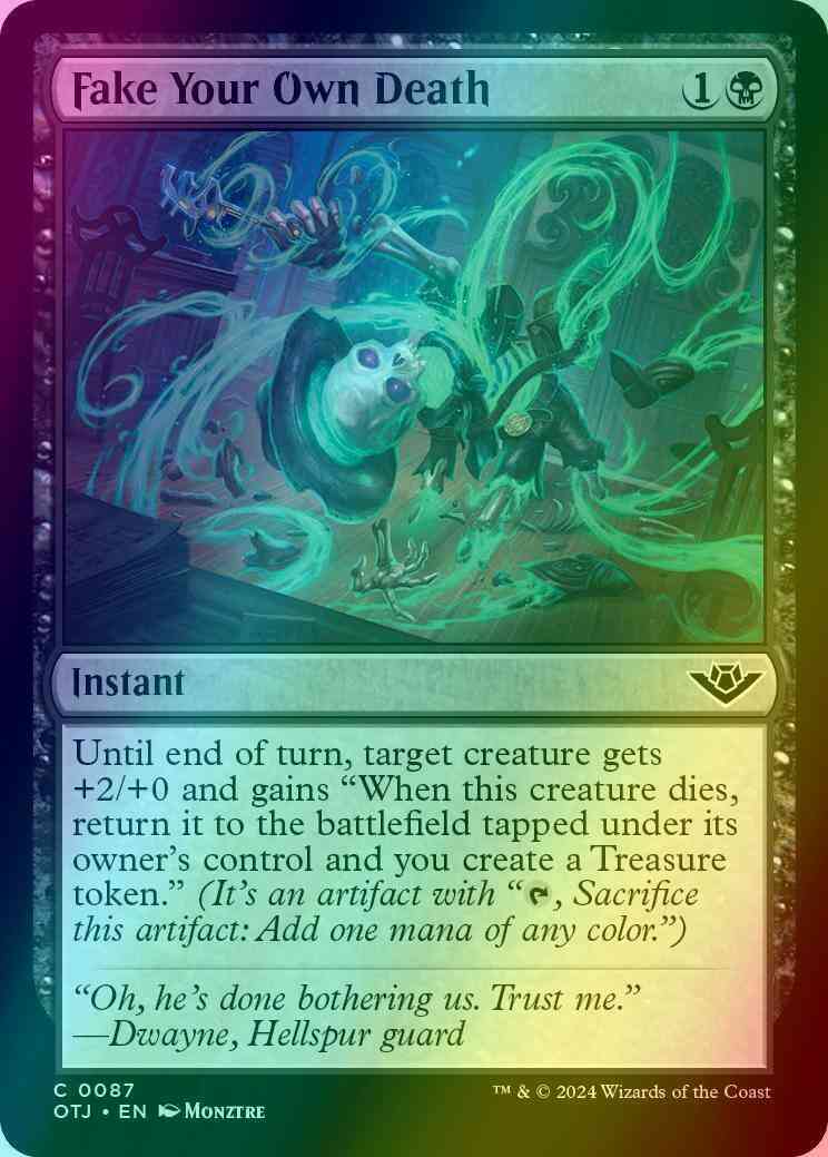 Fake Your Own Death [87] [Outlaws of Thunder Junction] [Foil]