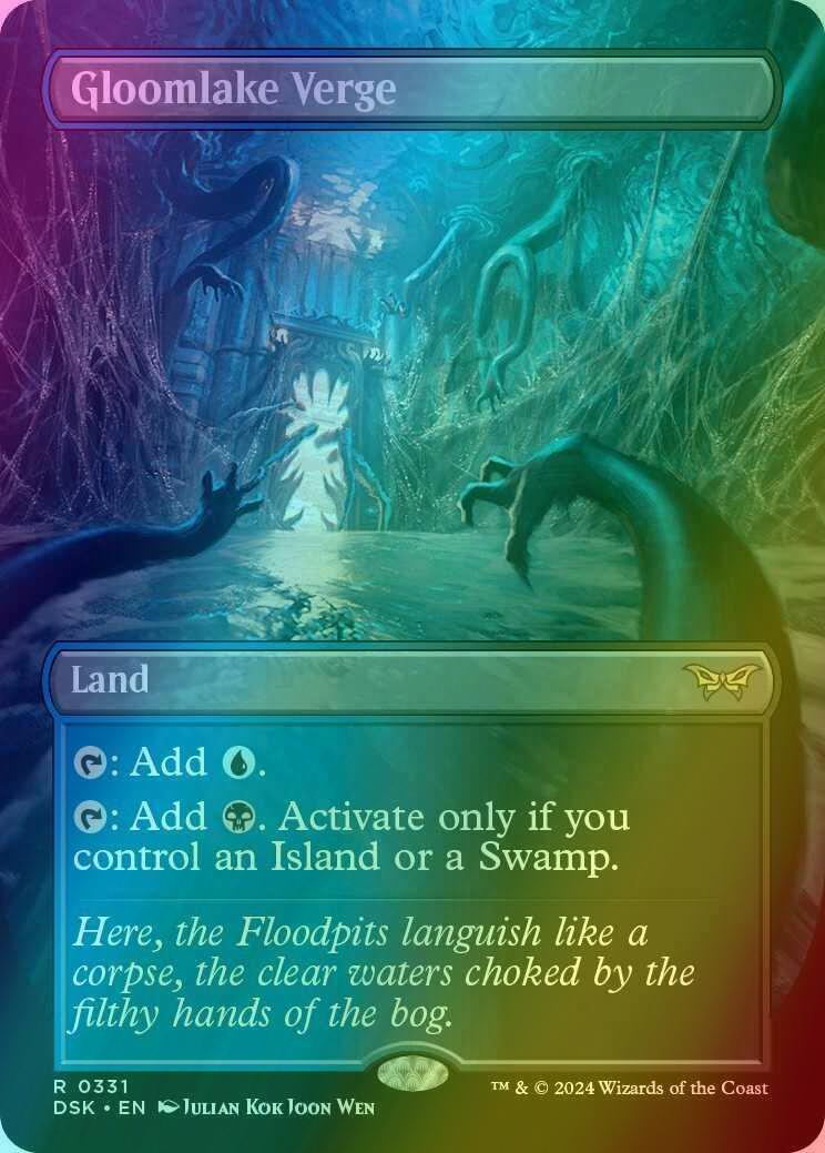 Gloomlake Verge [331] [Borderless] [Duskmourn: House of Horror] [Foil]