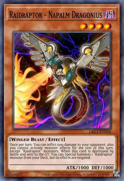 Raidraptor - Napalm Dragonius - DLCS-EN100 - Common - 1st Edition