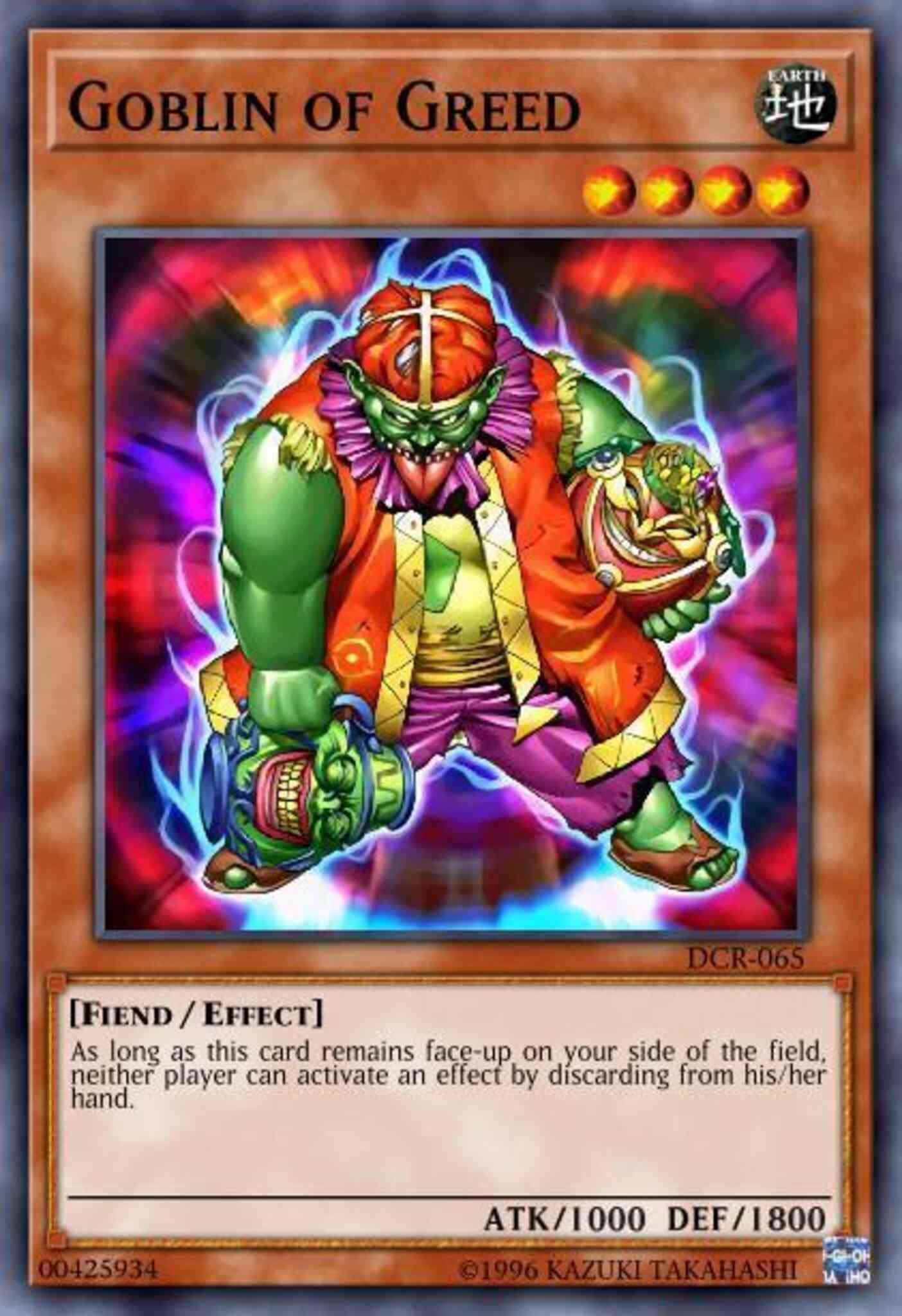 Goblin of Greed - DCR-065 - Common - 1st Edition