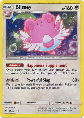 Blissey - 153/214 - Promo [Strong Bond Tin] [SM8MSP-153] [Cosmos Holo]