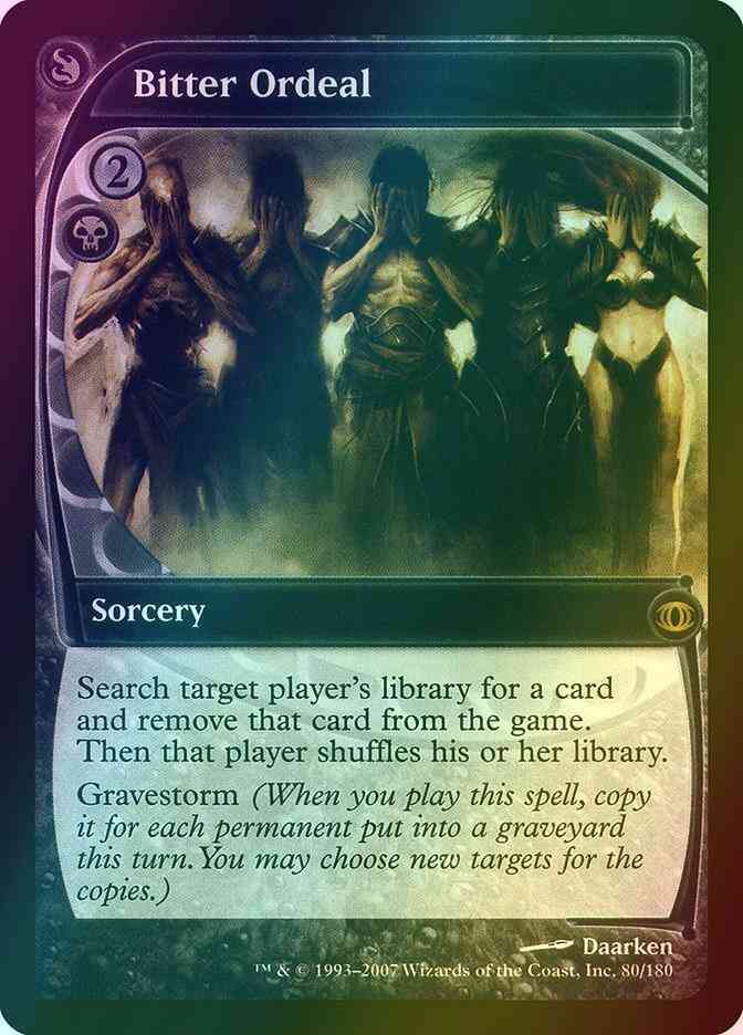 Bitter Ordeal [80] [Future Sight] [Foil]
