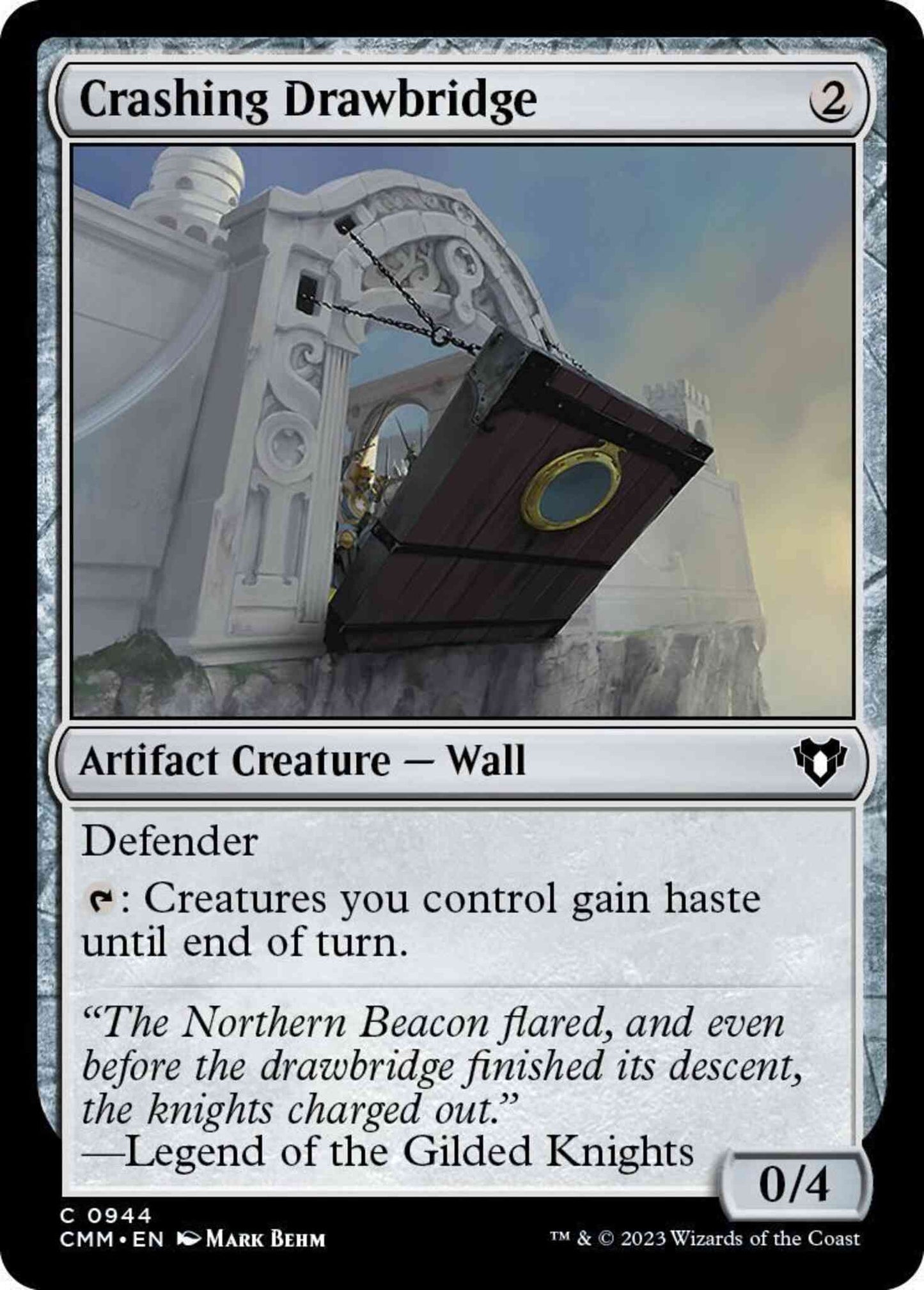 Crashing Drawbridge [944] [Commander Masters] [Non-Foil]