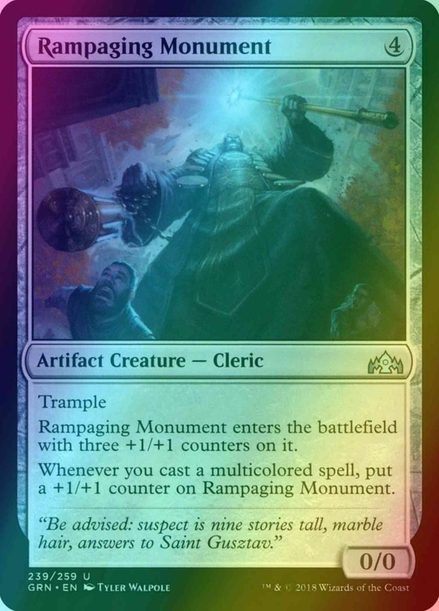 Rampaging Monument [239] [Guilds of Ravnica] [Foil]