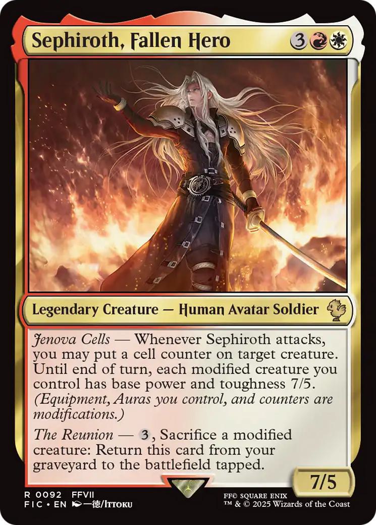 Sephiroth, Fallen Hero [92] [FINAL FANTASY: Commander] [Non-Foil]