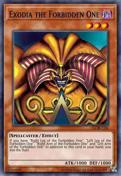 Exodia the Forbidden One - DB1-EN139 - Ultra Rare - Unlimited