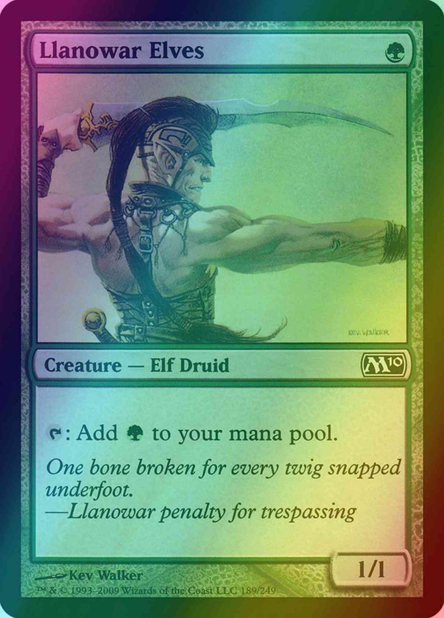 Llanowar Elves [189] [Magic 2010] [Foil]
