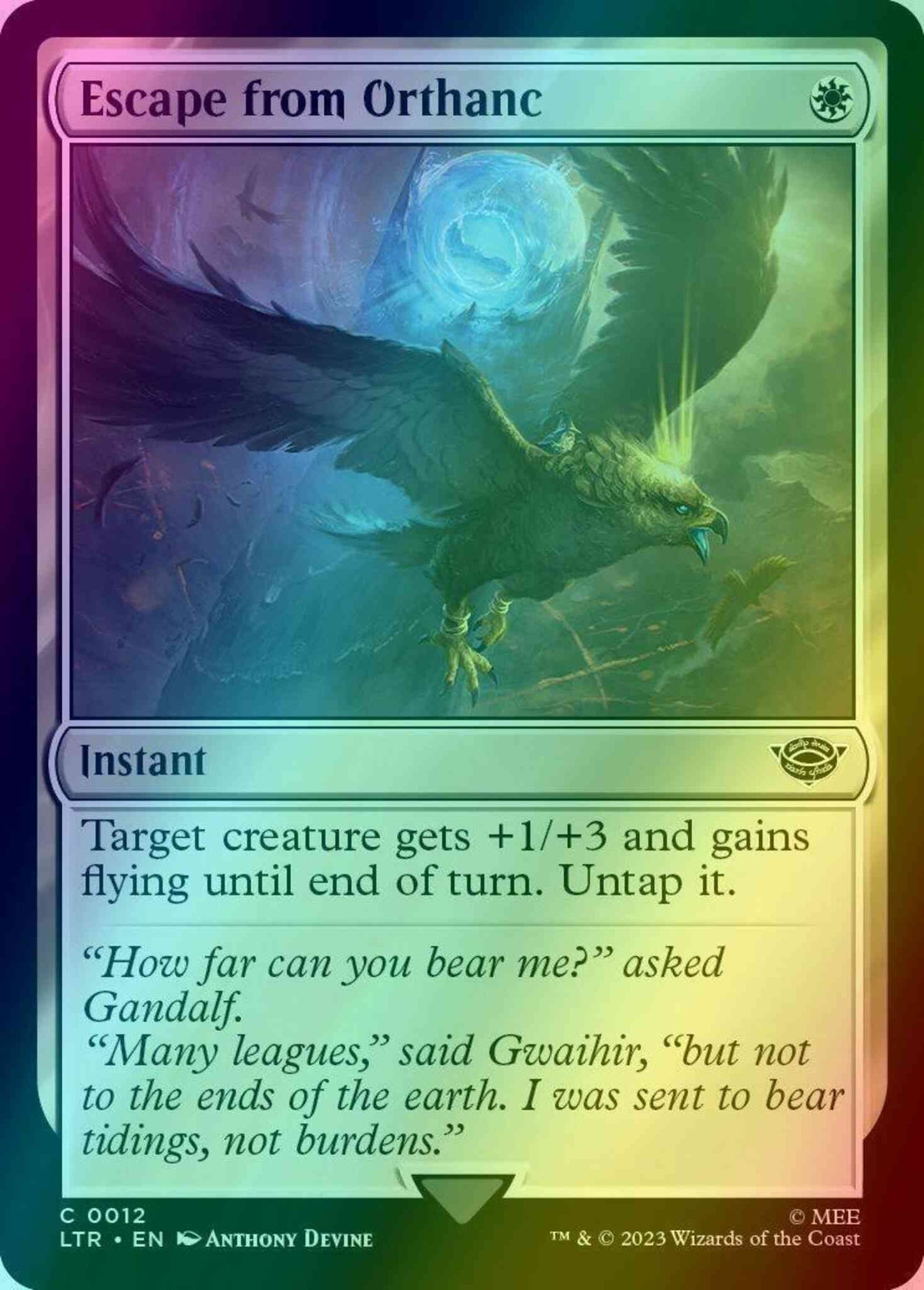 Escape from Orthanc [12] [The Lord of the Rings: Tales of Middle-earth] [Foil]
