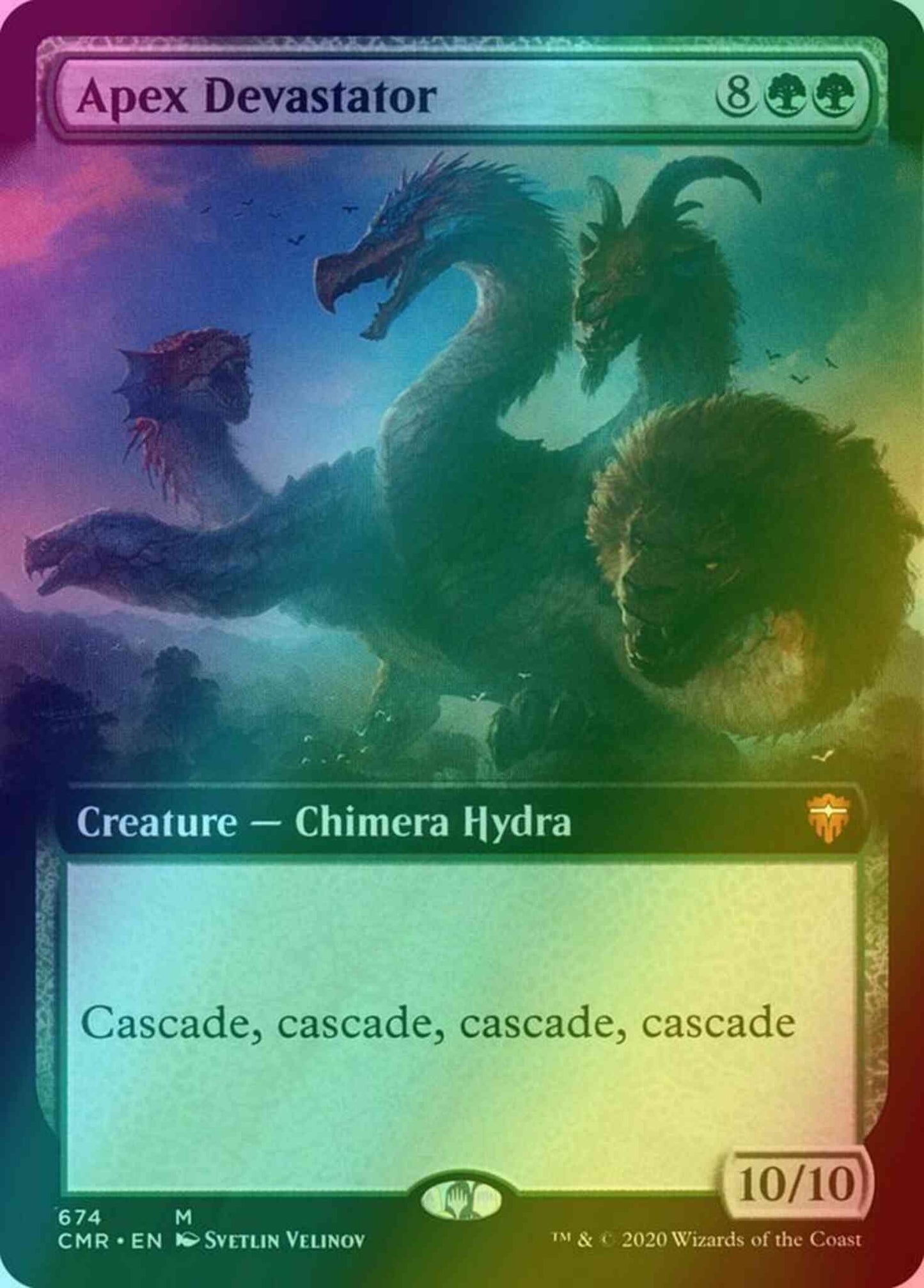 Apex Devastator [674] [Extended Art] [Commander Legends] [Foil]