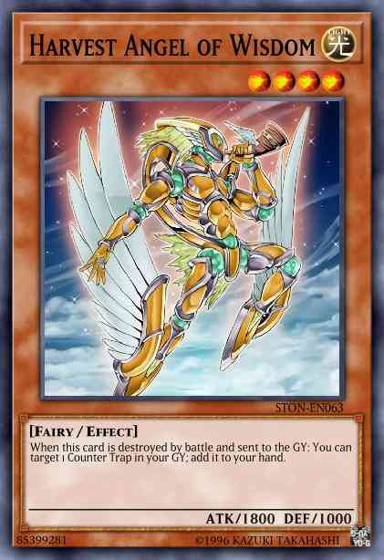 Harvest Angel of Wisdom - STON-EN063 - Secret Rare - Unlimited